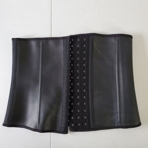 Yianna Women's Corset Waist Trainer Size Large Underbust Body Shaper Black